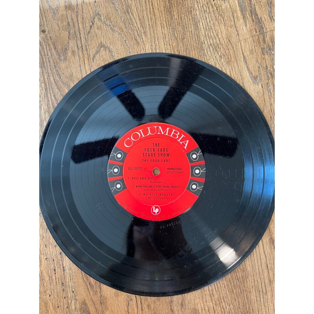 The Four Lads Stage Show Vinyl 10" Record CL 2577 By Joe Mele At The Piano Album - Picture 2 of 5